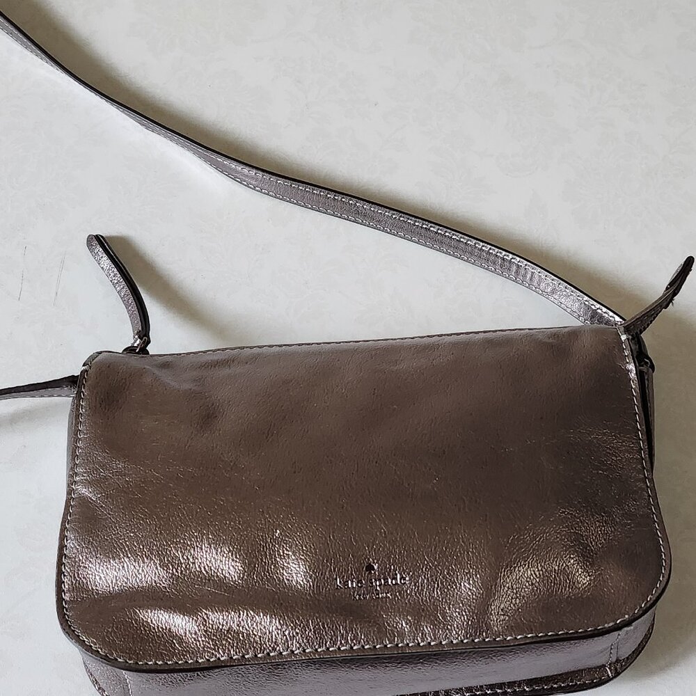 Kate Spade Holiday Lane Val Metallic Crossbody Bag